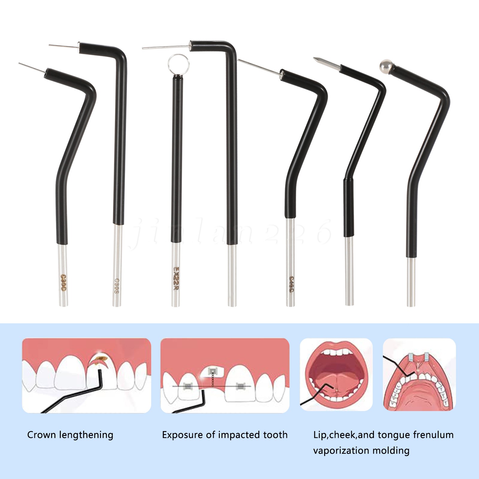 7 x ES20 Electrosurgery Electrode Tips
