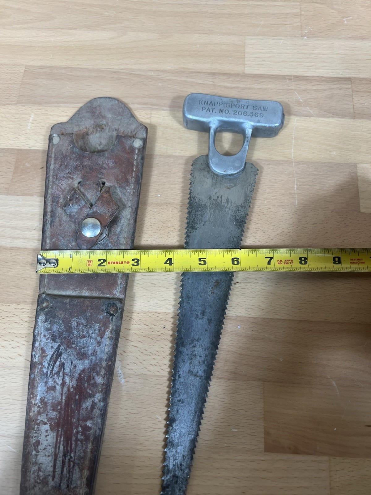 KNAPP SPORT SAW HUNTING KIT BONE SAW w SHEATH Nice Sharp - Nice!