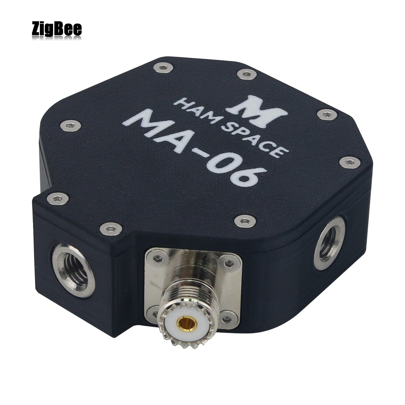 Black MA-06 Positive V + Horizontal Shortwave Telescopic Antenna Base