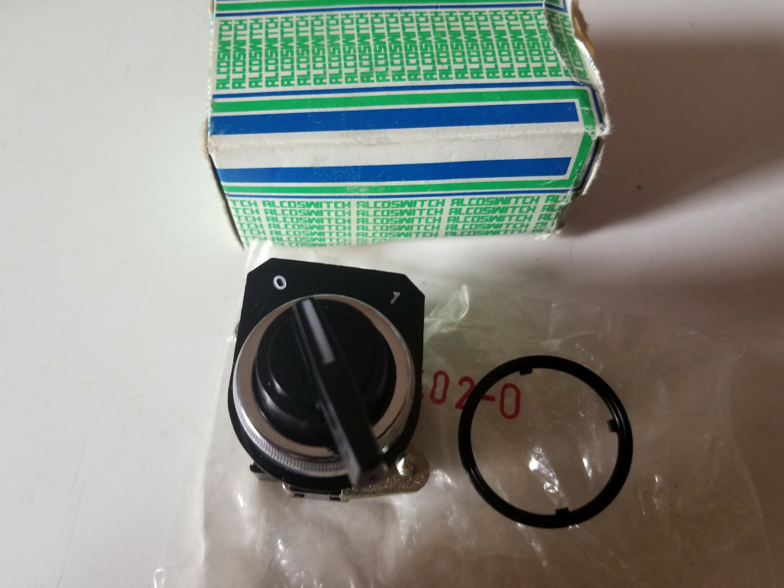 New AlcoSwitch (2) Position Rotary Selector Switch, Maintained, 30mm, M6402-0