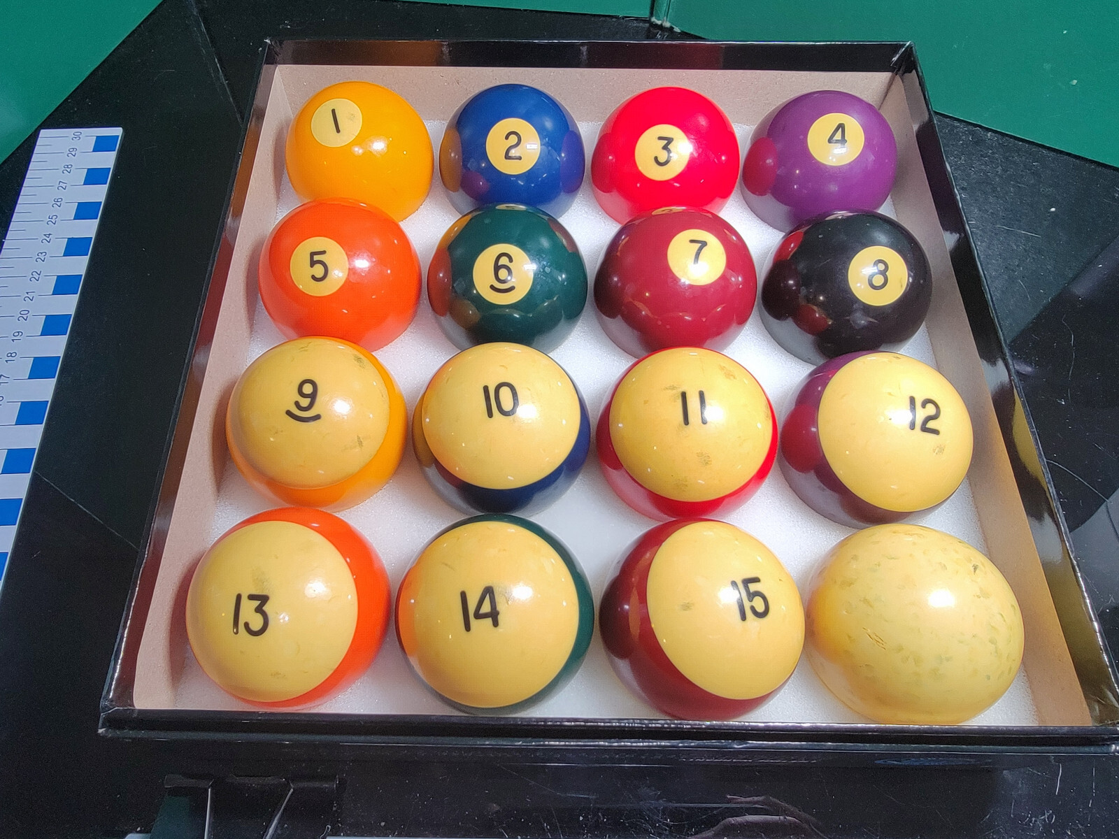 Vintage 2 1/4" Unused Billiard Ball Set Aramith ?