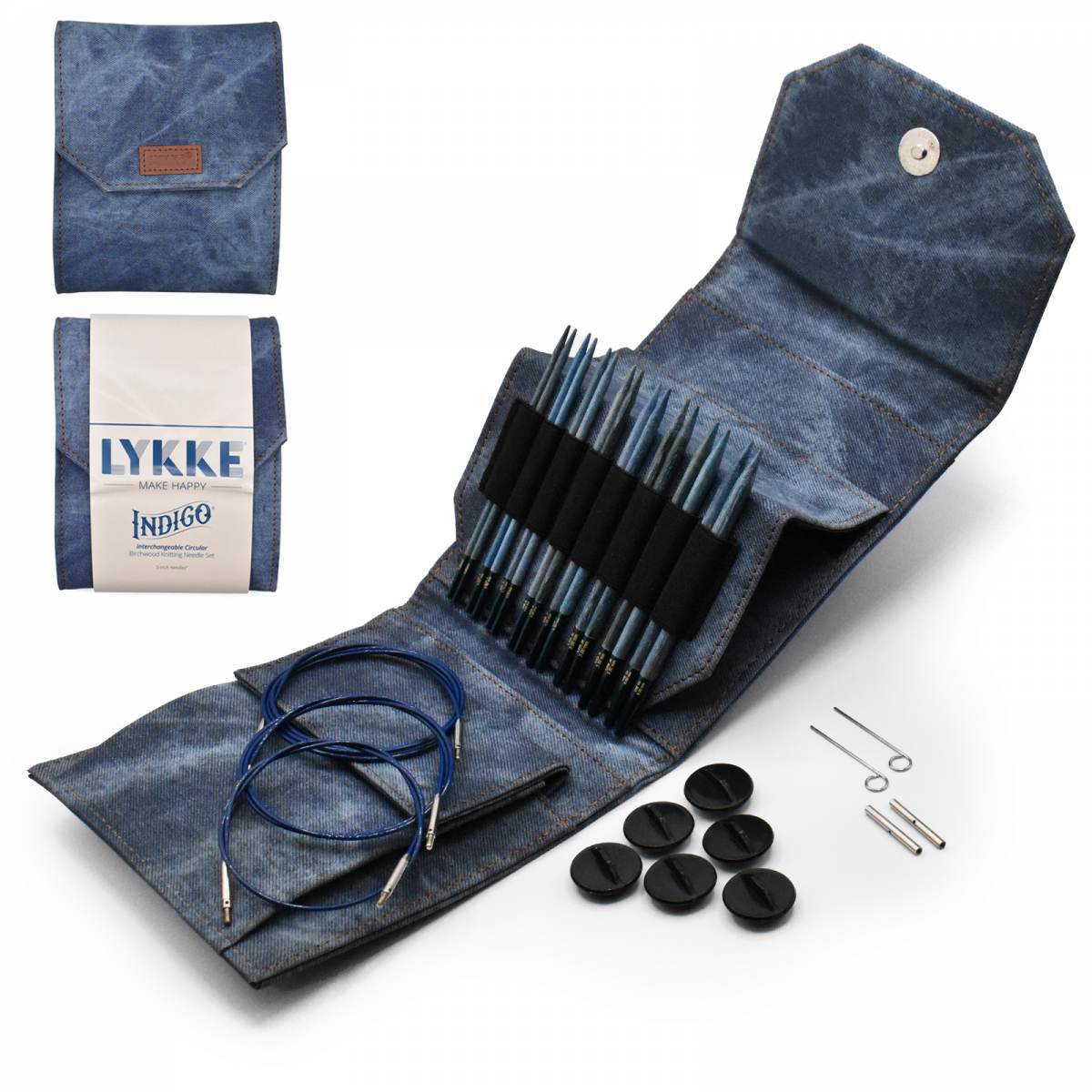 Lykke Starter Sets; 5" Tip Interchangeable Knitting Needles