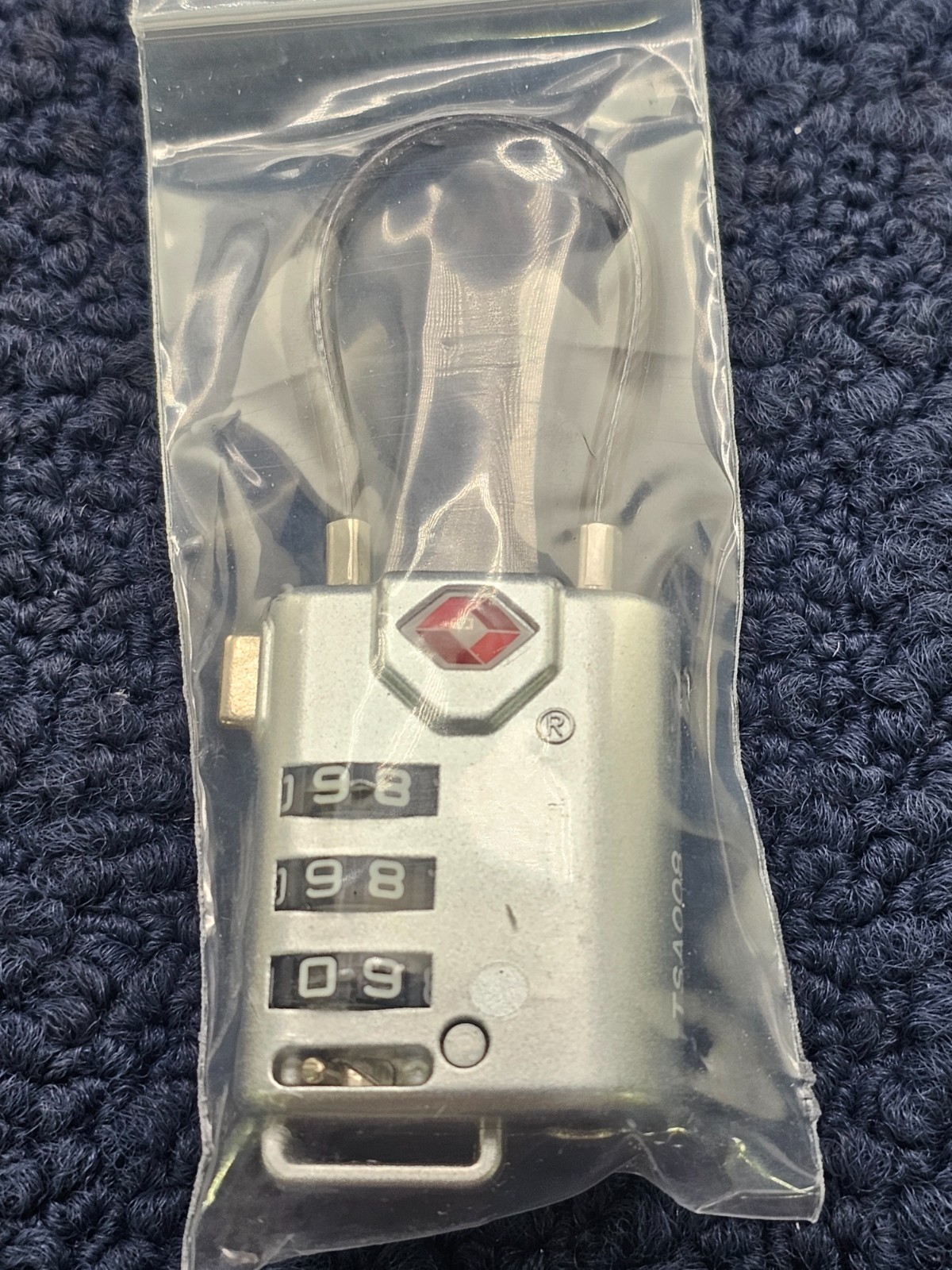 Forge Cable Luggage Lock Re-Settable Combination Alloy Body