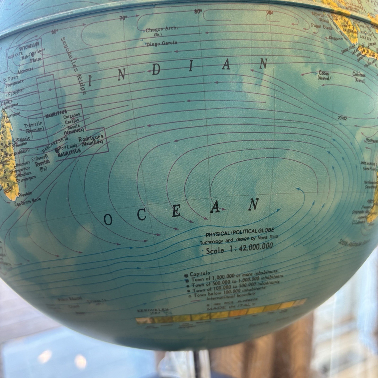 Underwriters Laboratories Desktop Globe 17” Tall FLAW