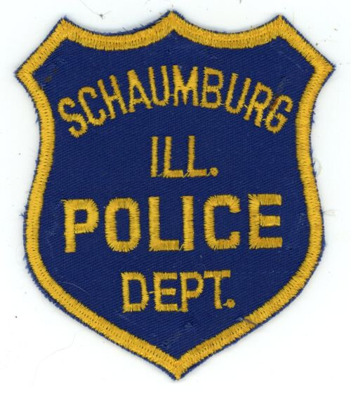 ILLINOIS IL SCHAUMBURG POLICE NICE SHOULDER PATCH SHERIFF