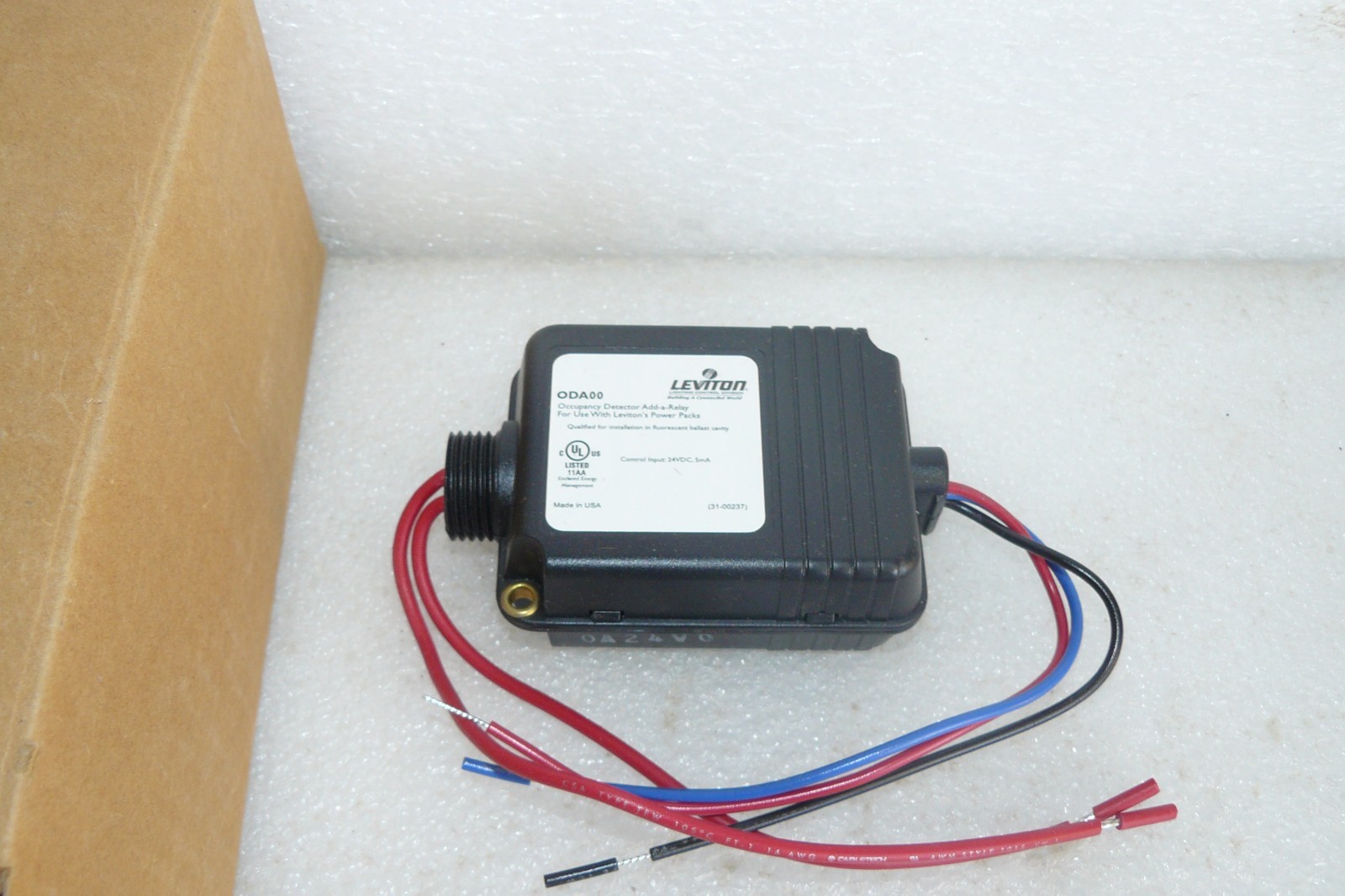 LEVITON OCCUPANCY DETECTOR ADD-A-RELAY CAT.# ODA00