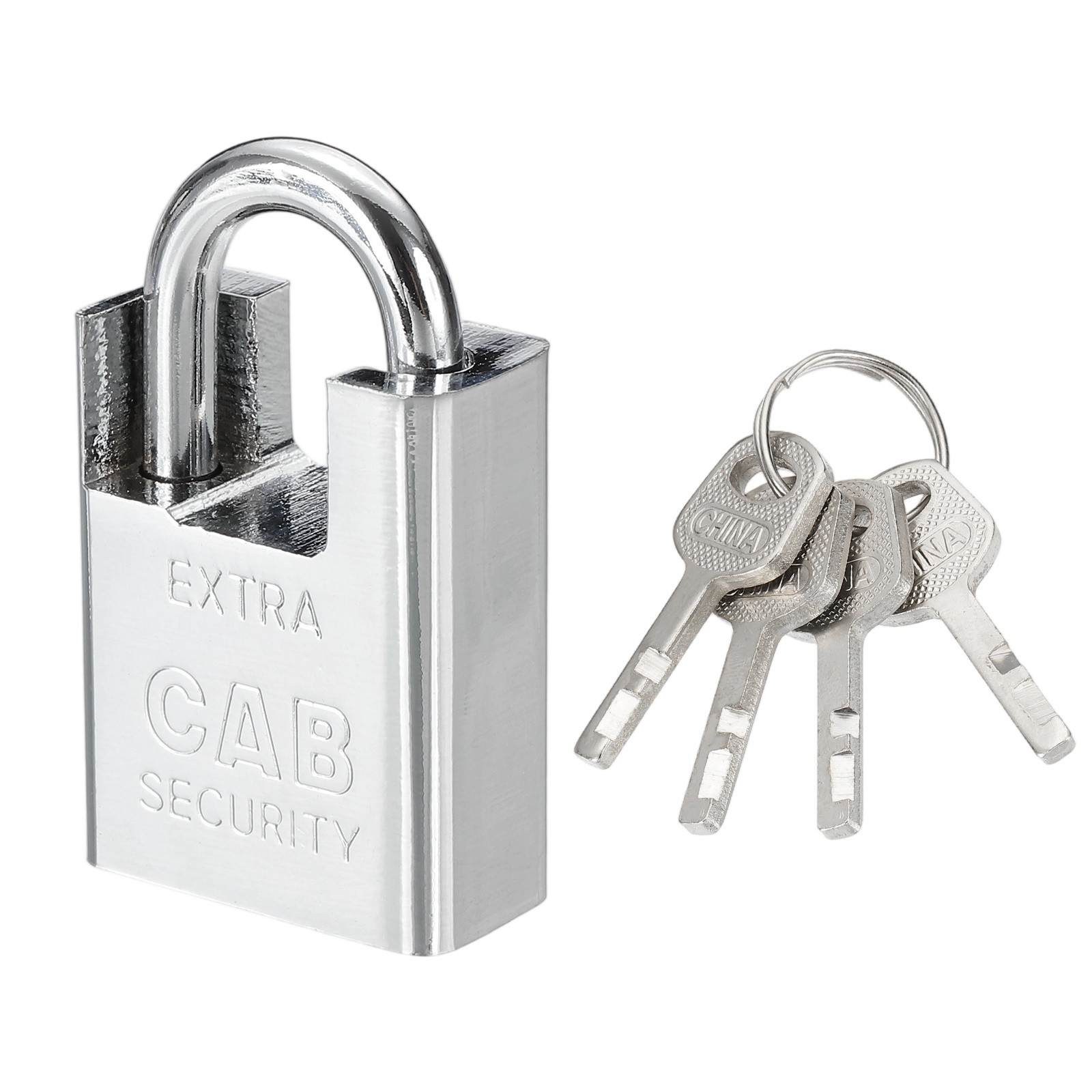 1.2" High Security Padlock Steel Wrapped Beam Locks with 4 Keys