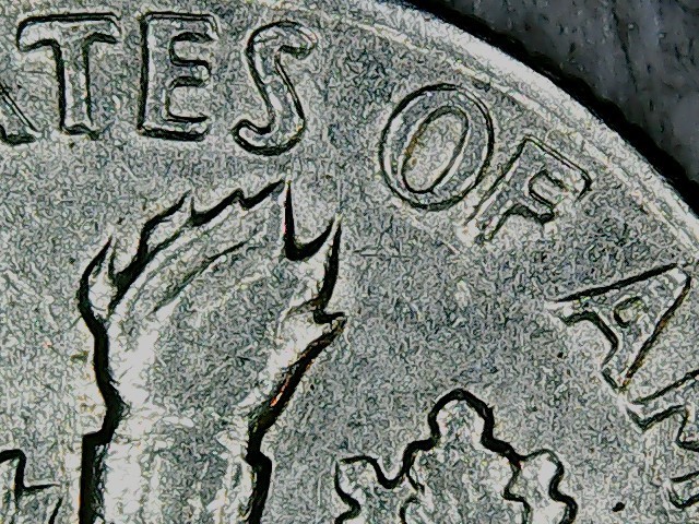 1976D Roosevelt Dime, Double United States.