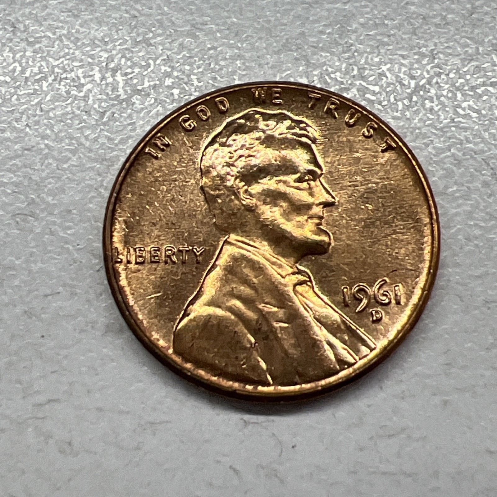 1961-D Uncirculated Lincoln Memorial Cent Penny (B) Speedy Free Shipping