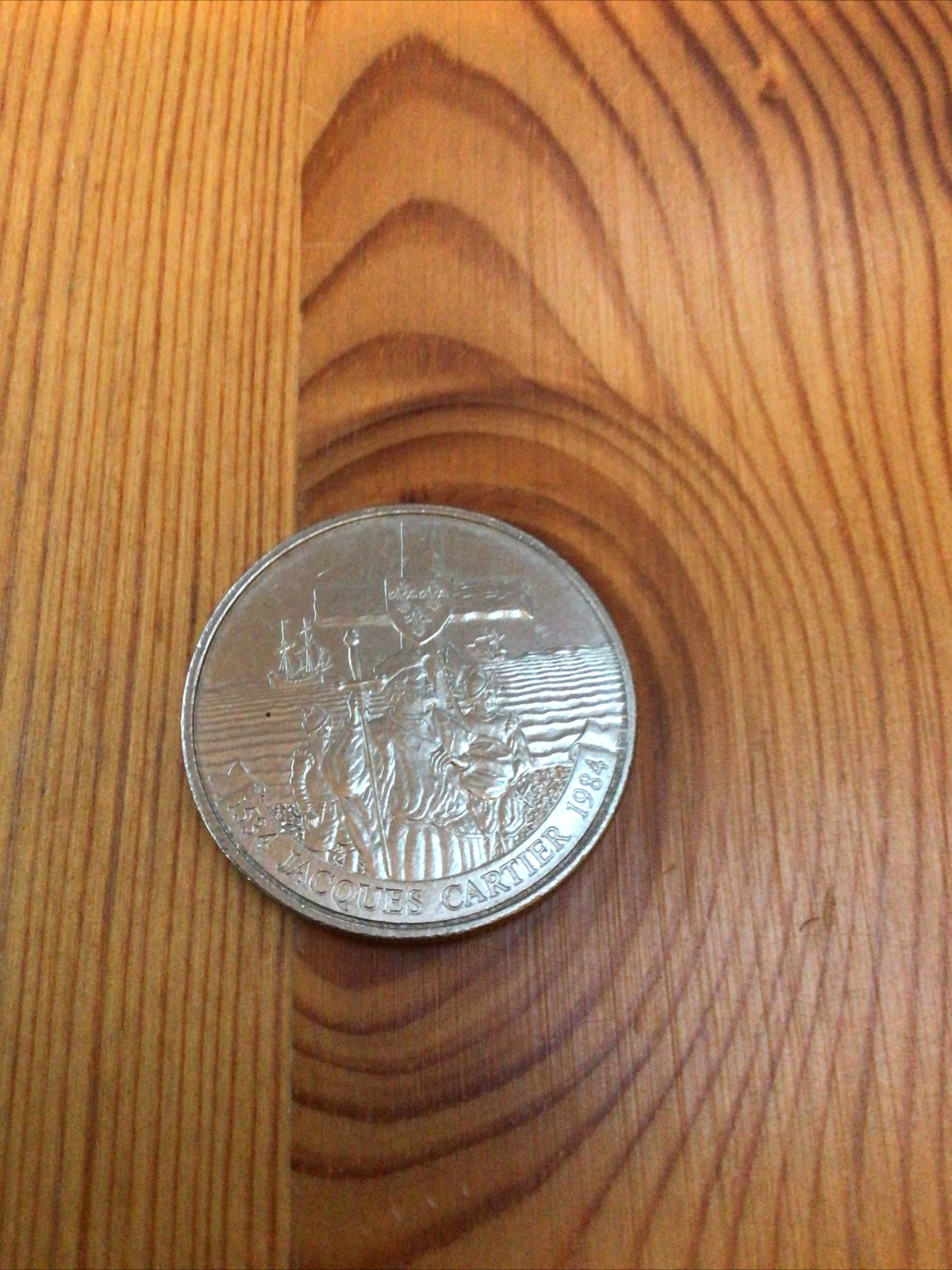 Canada, Dollar  1984, Jacques Cartier, as shown.(P)