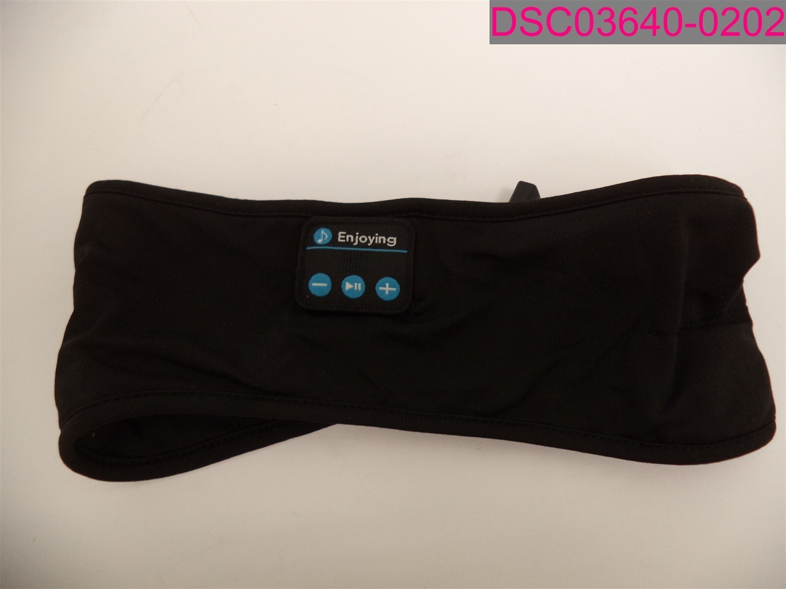 Missing Charger-Enjoying Bluetooth Headband Headphones. Black One Size