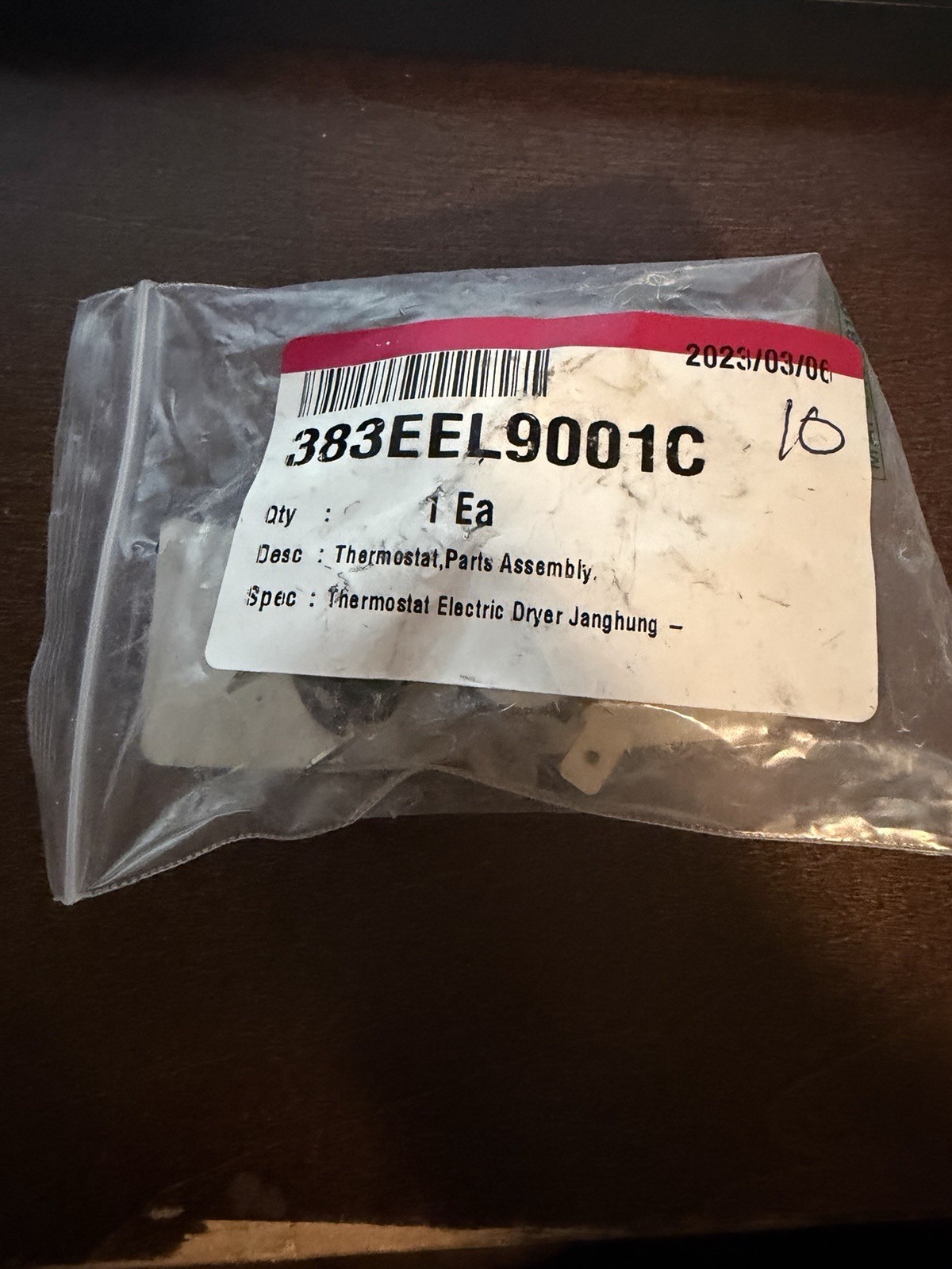 OEM  383EEL9001C LG NEW THERMOSTAT PARTS ASSEMBLY