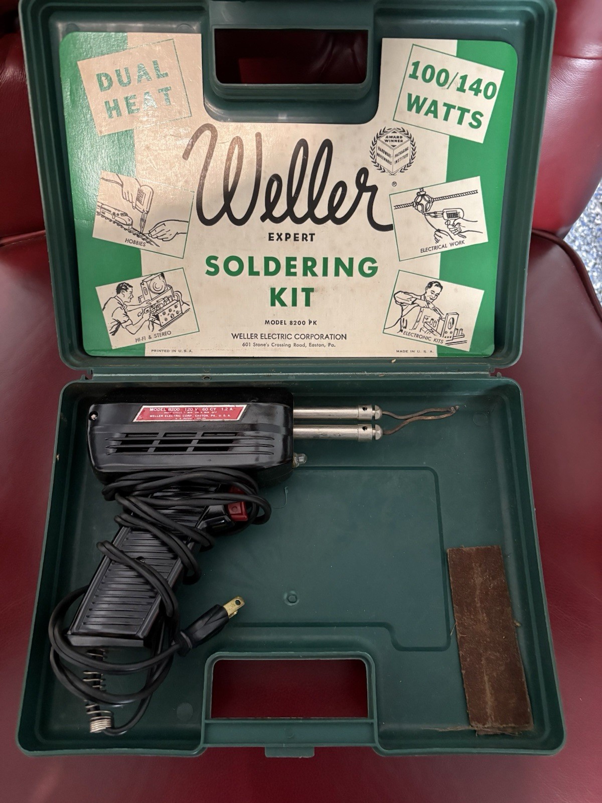 Vintage Electric Soldering Tools with Wire