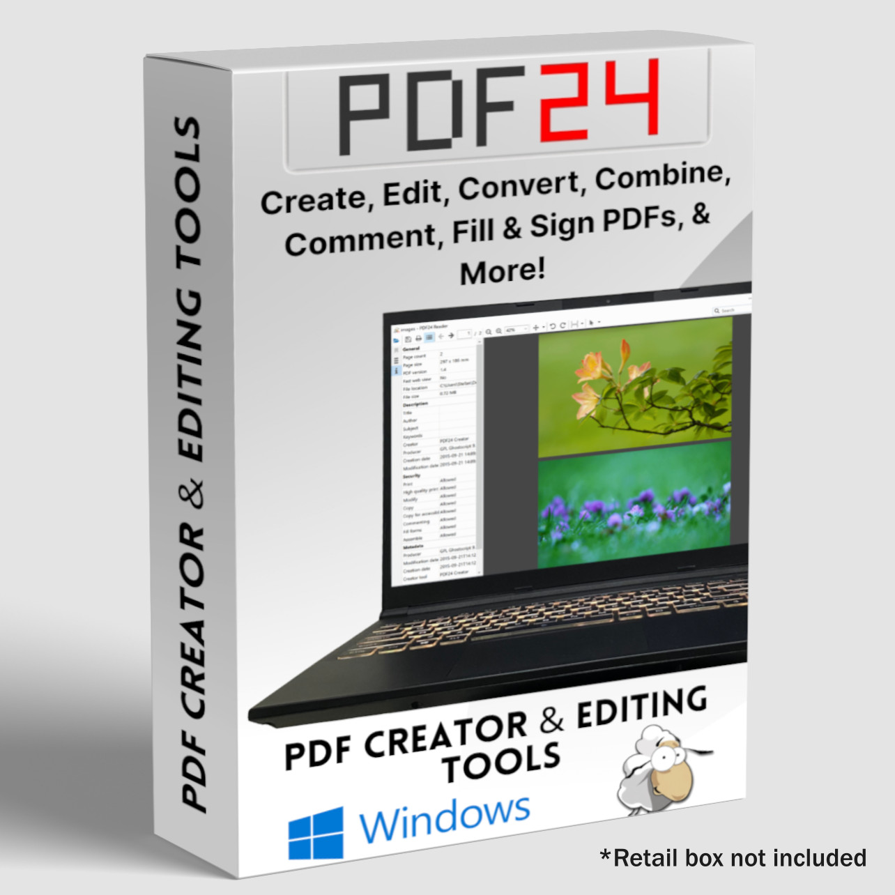 PDF 24 | PDF Editor Software | Create Read Convert Tools for Windows USB or DVD