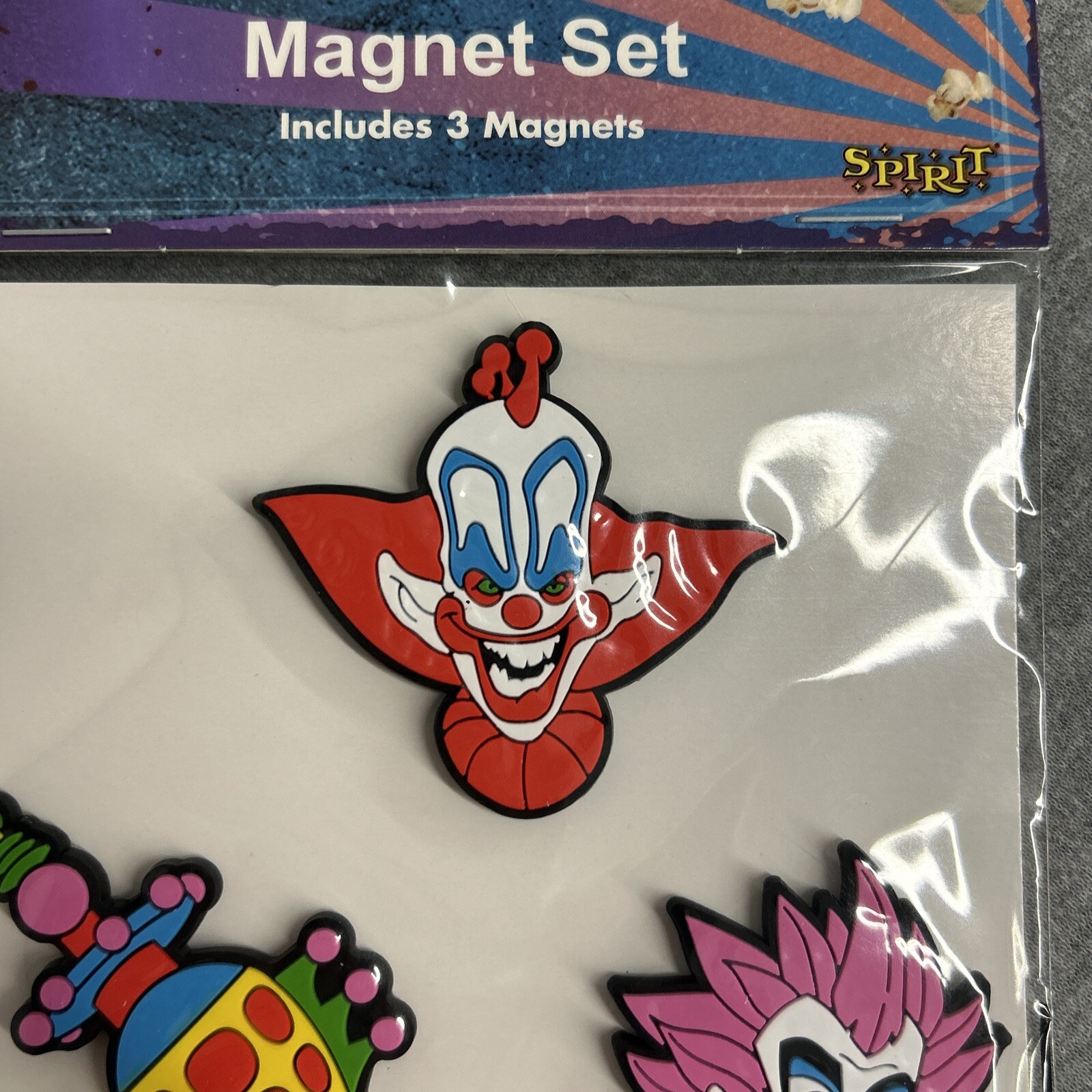 Killer Klowns From Outer Space Magnet Set Ray Gun 3 Piece Set