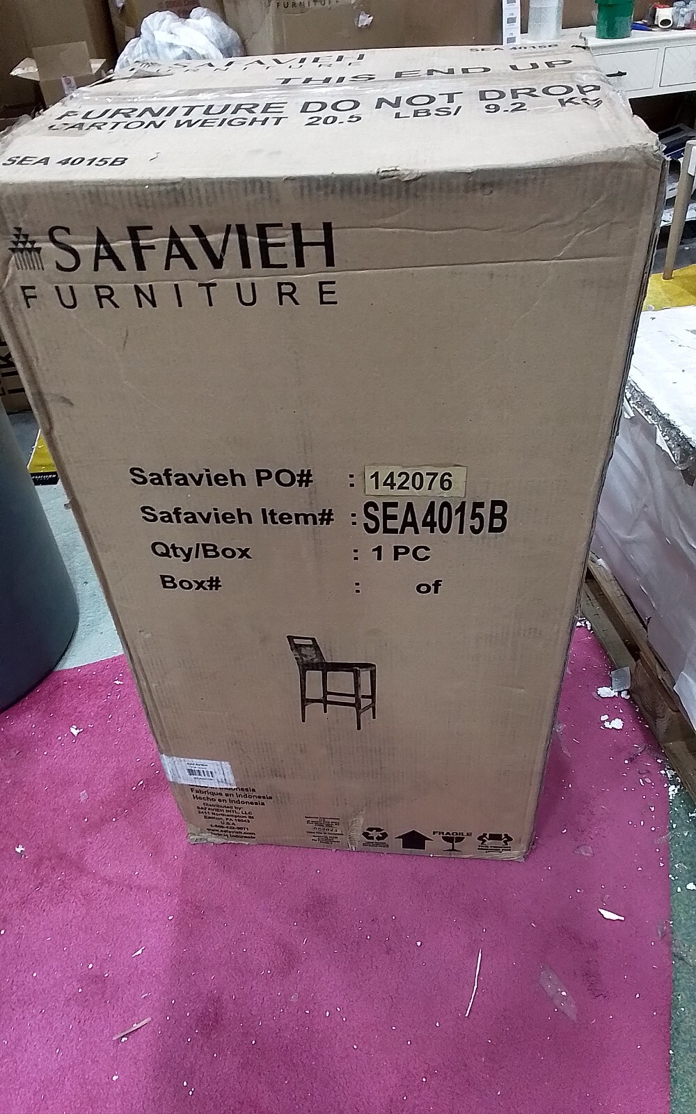 Safavieh DARIN BARSTOOL, Reduced Price 2172740984 SEA4015B