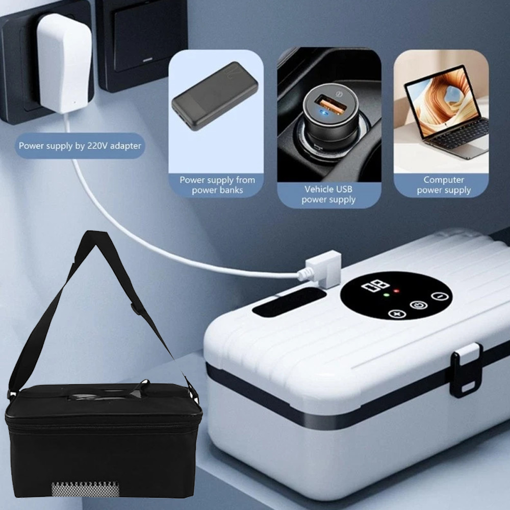 Fridge Portable Diabetic Cooling Box Cooling Case with Temperature Display
