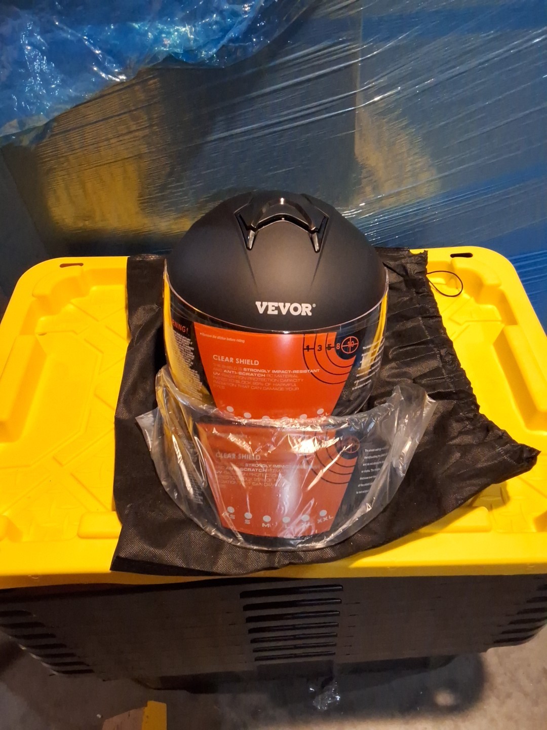 Vevor Dual Interchangeable Lens And Bluetooth Slot Motorcycle Helmet Size Med￼