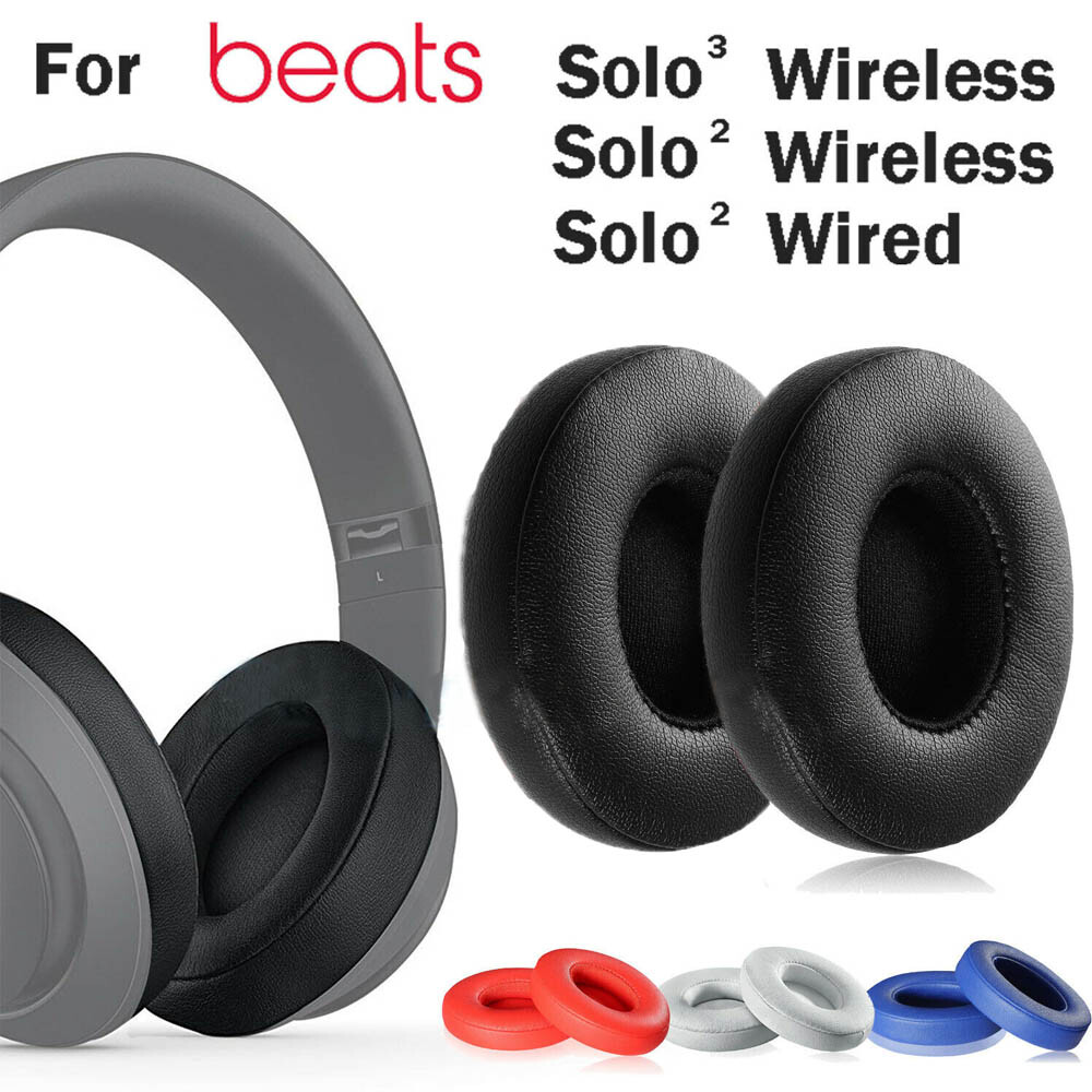 Replacement Ear Pads Cushion For Beats by Dr Dre Solo 2 Solo 3 Wireless/Wired