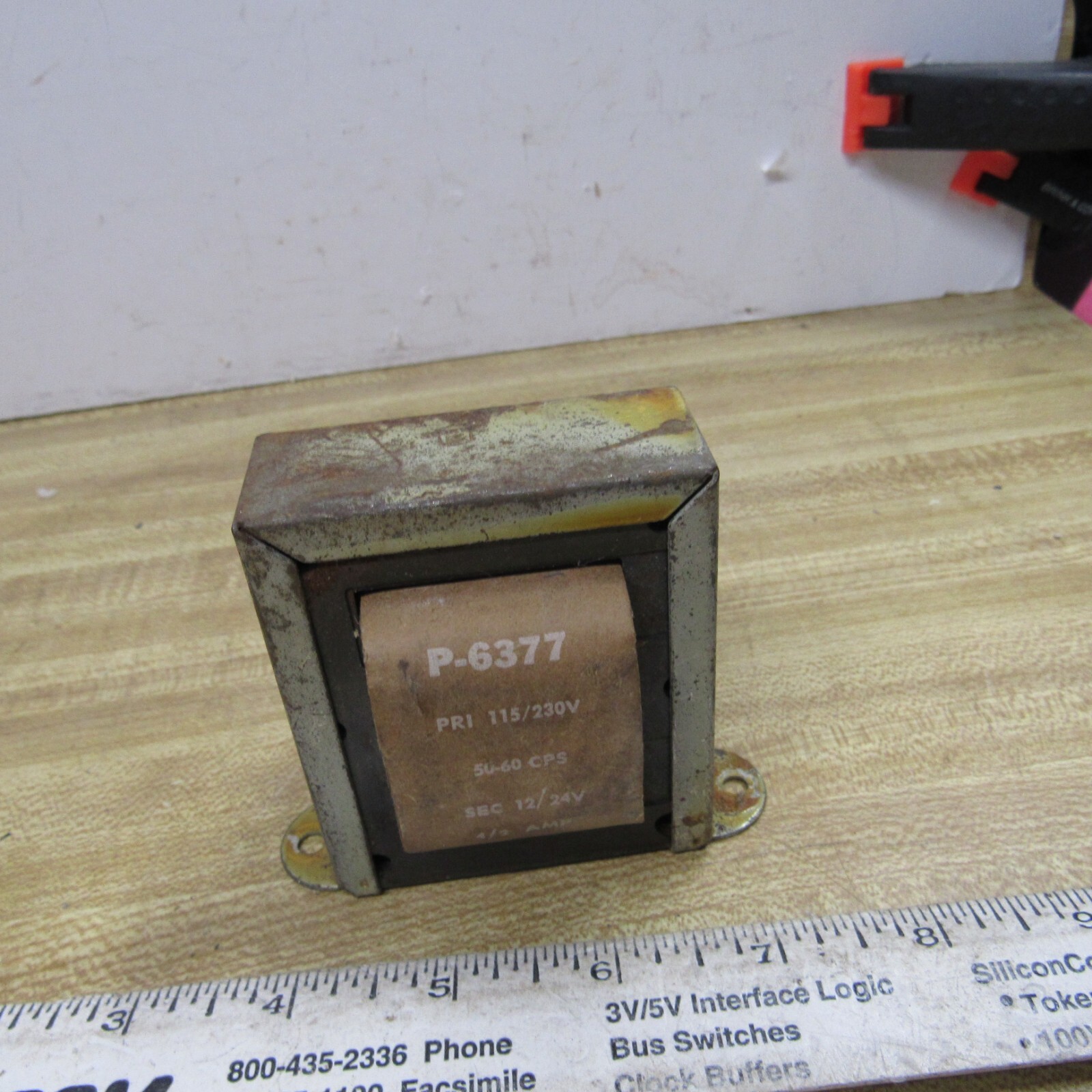 TRANSFORMER POWER 24VCT @ 2A OR 12V @ 4A STANCOR P-6377   A