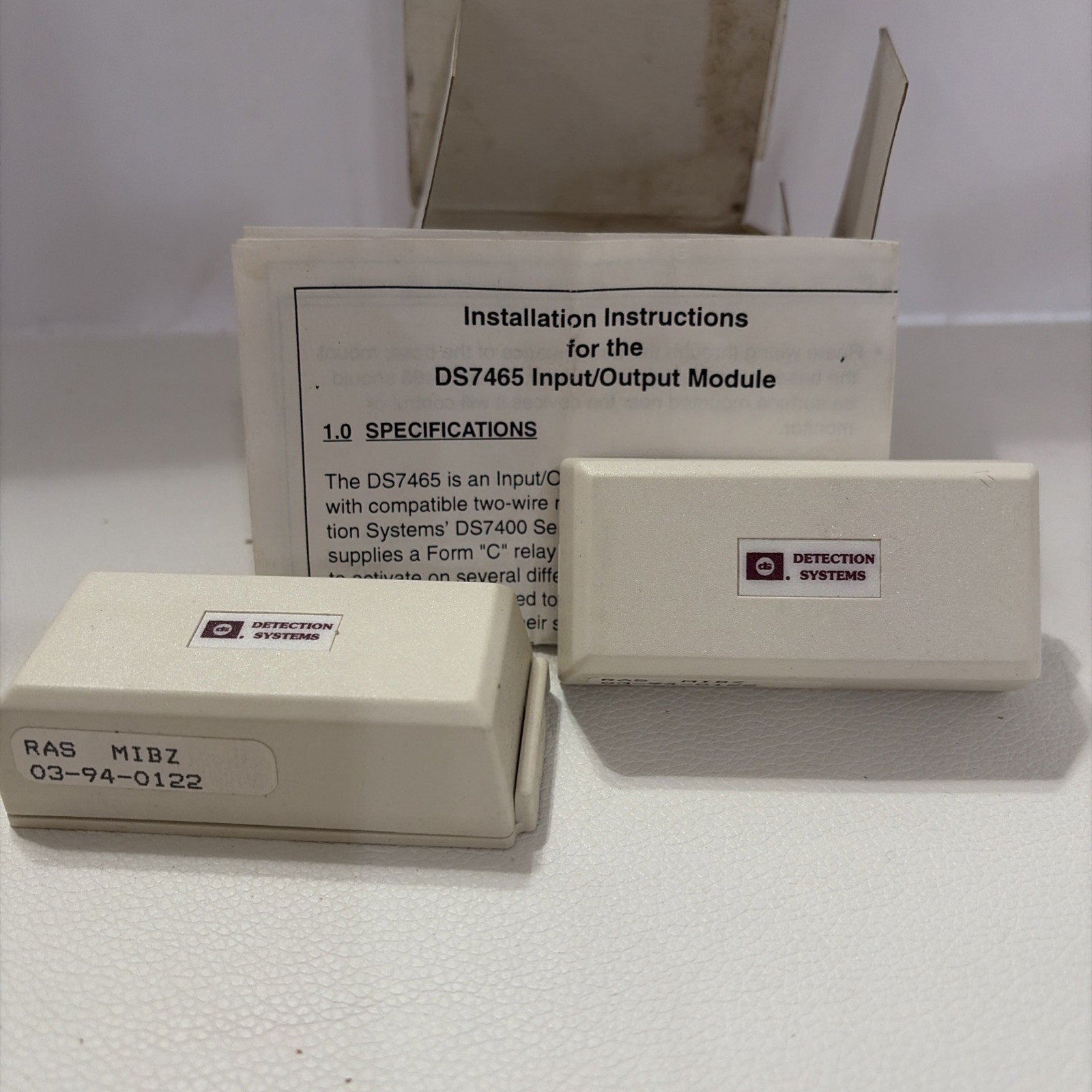 2 Bosch Detection Systems DS7465 Input / Output Module