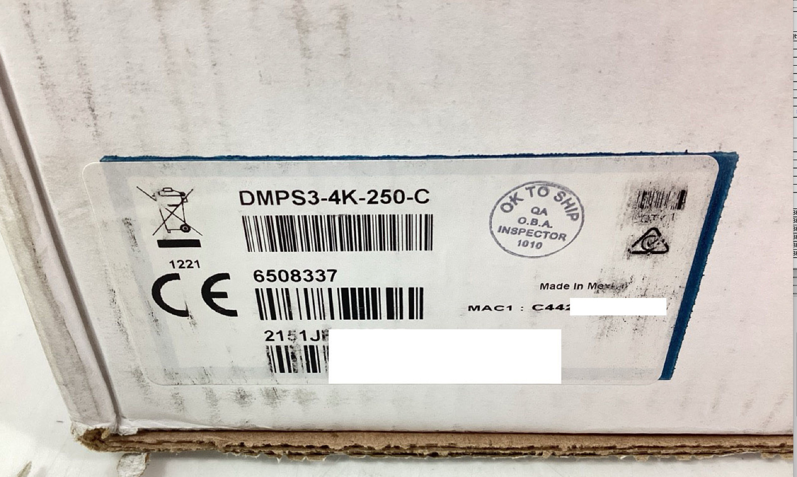 Crestron DMPS3-4K-250-C 4K Digital Media Presentation System - 6508337
