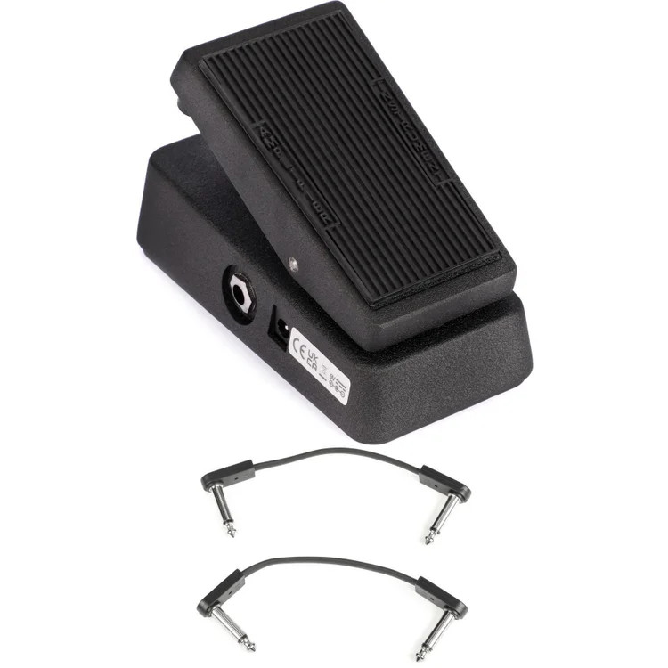 Dunlop Mini 535Q Wah Pedal with EBS Patch Cables