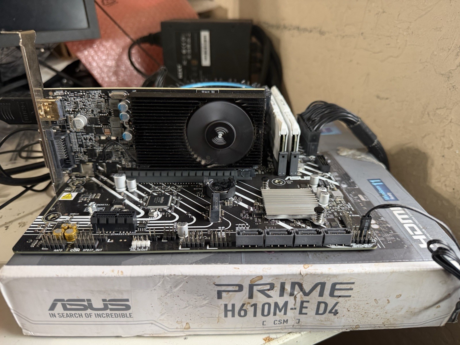 CPU + Motherboard Combo - Intel® Core™ I3-12100F + ASUS Prime H610M-E D4