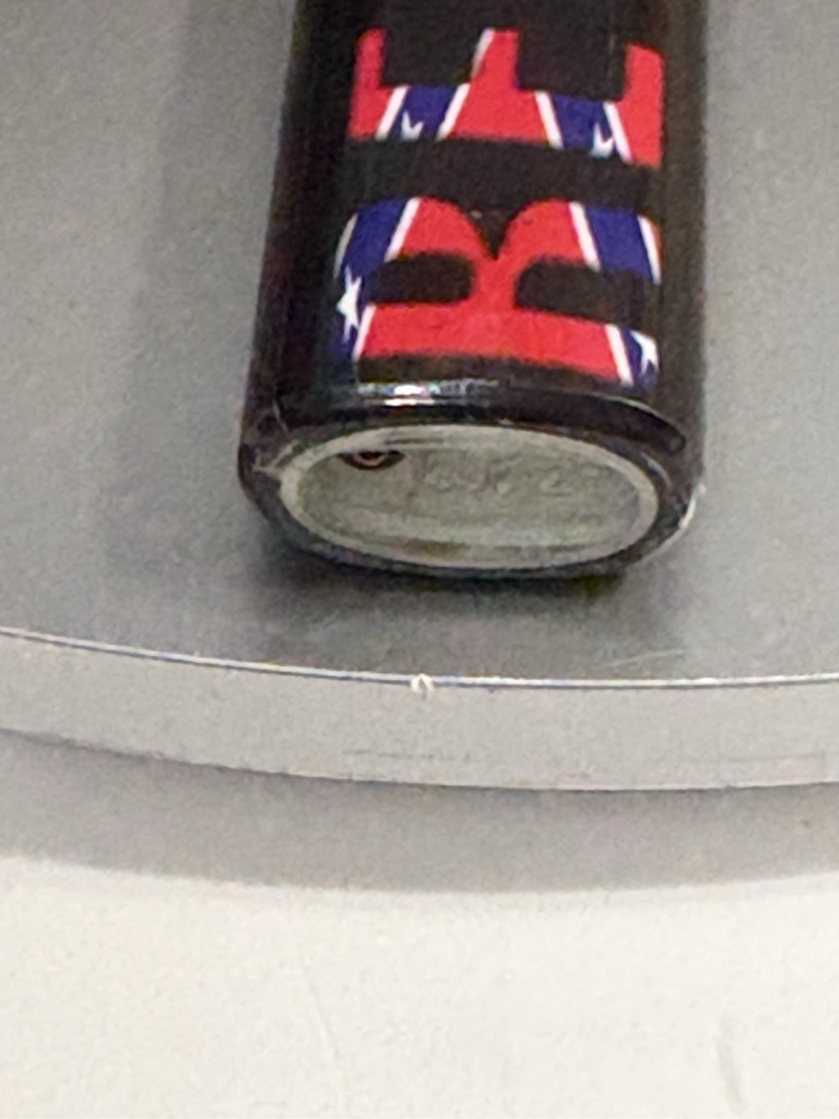 REBELS Cigarette Lighter Refillable Black Red Blue Color (works Fine)