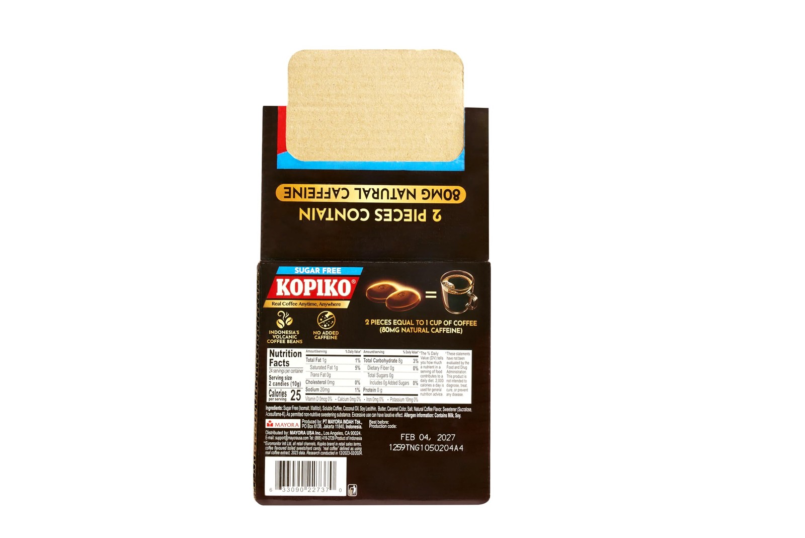 Coffee Candy - Highly Concentrated Coffee Candy, 12 pack box with 4 Focus can...