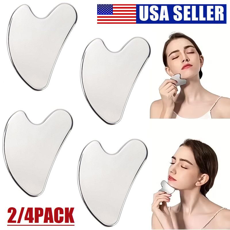 Gua Sha Facial Tools Guasha for Face Stainless Steel Gua Sha Tool Massager USA