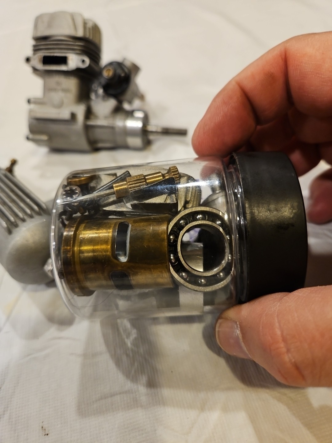 Supertigre 45R/c Model Airplane Engine With Extra Parts
