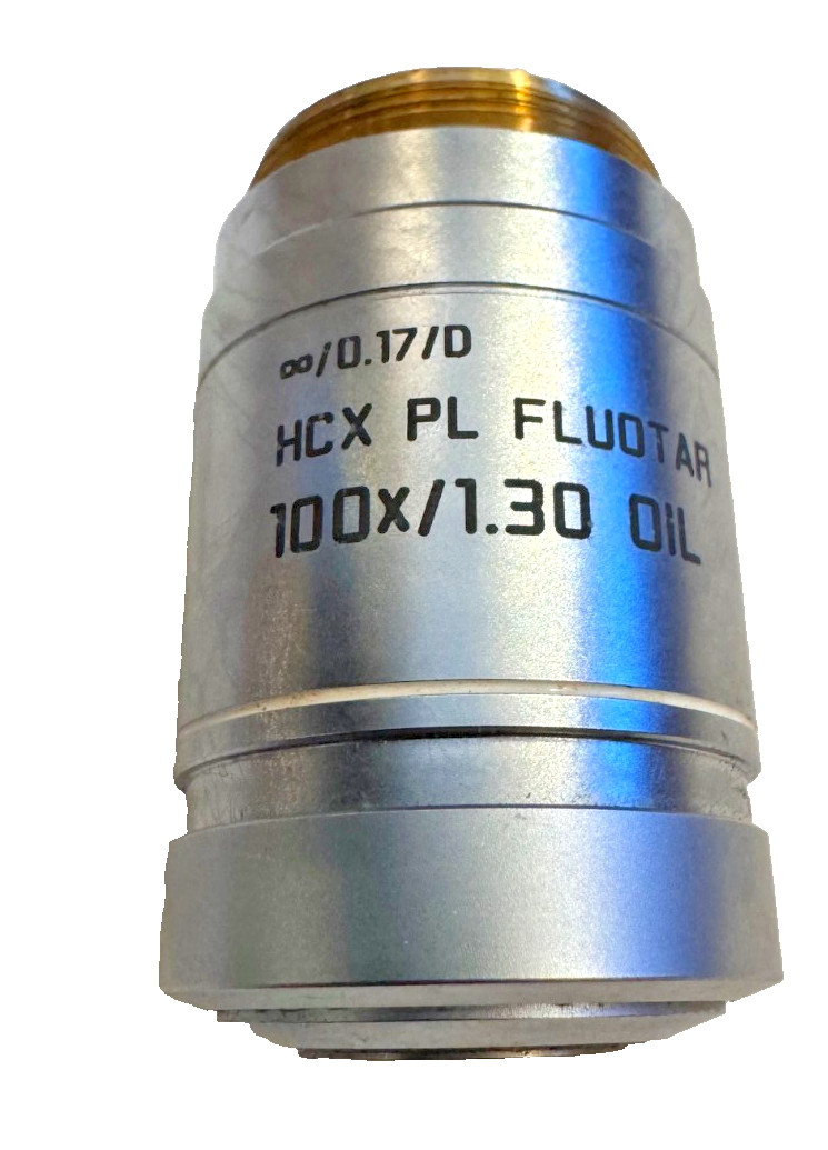 LEICA HCX PL FLUORTAR 100X / 1.3 OIL MICROSCOPE OBJECTIVE