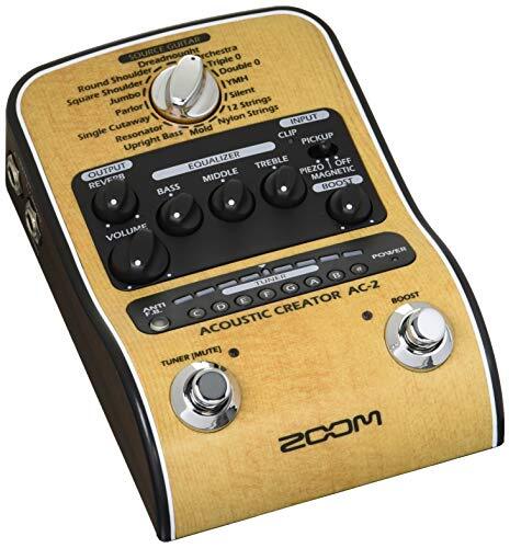 ZOOM ズーム Acoustic Creator アコースティックギター用プリアンプ AC-2 From Japan