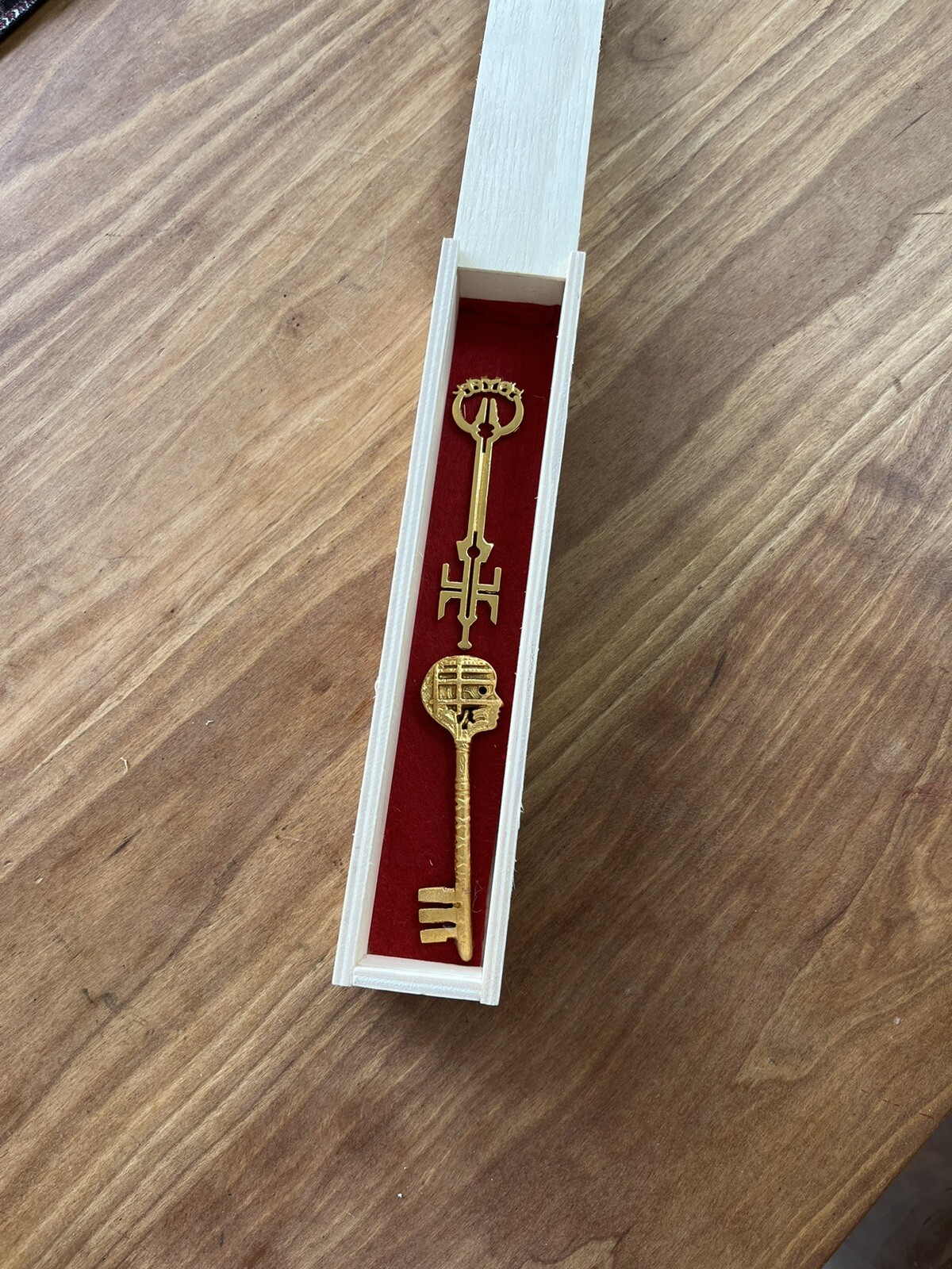Locke and Key Anywhere and Head Keys in a Slide Box