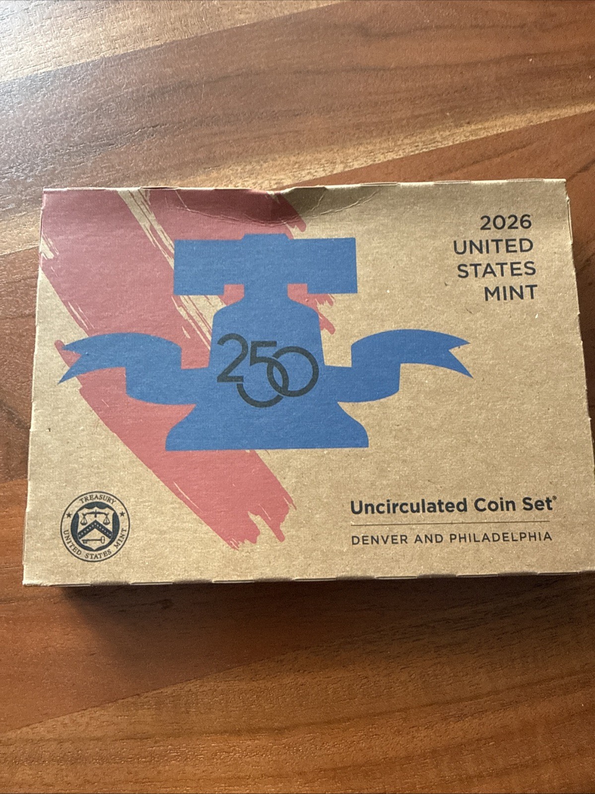 2026 U.S.  Uncirculated Coin Mint Set 20 coins  P & D w/cents in Sealed Box