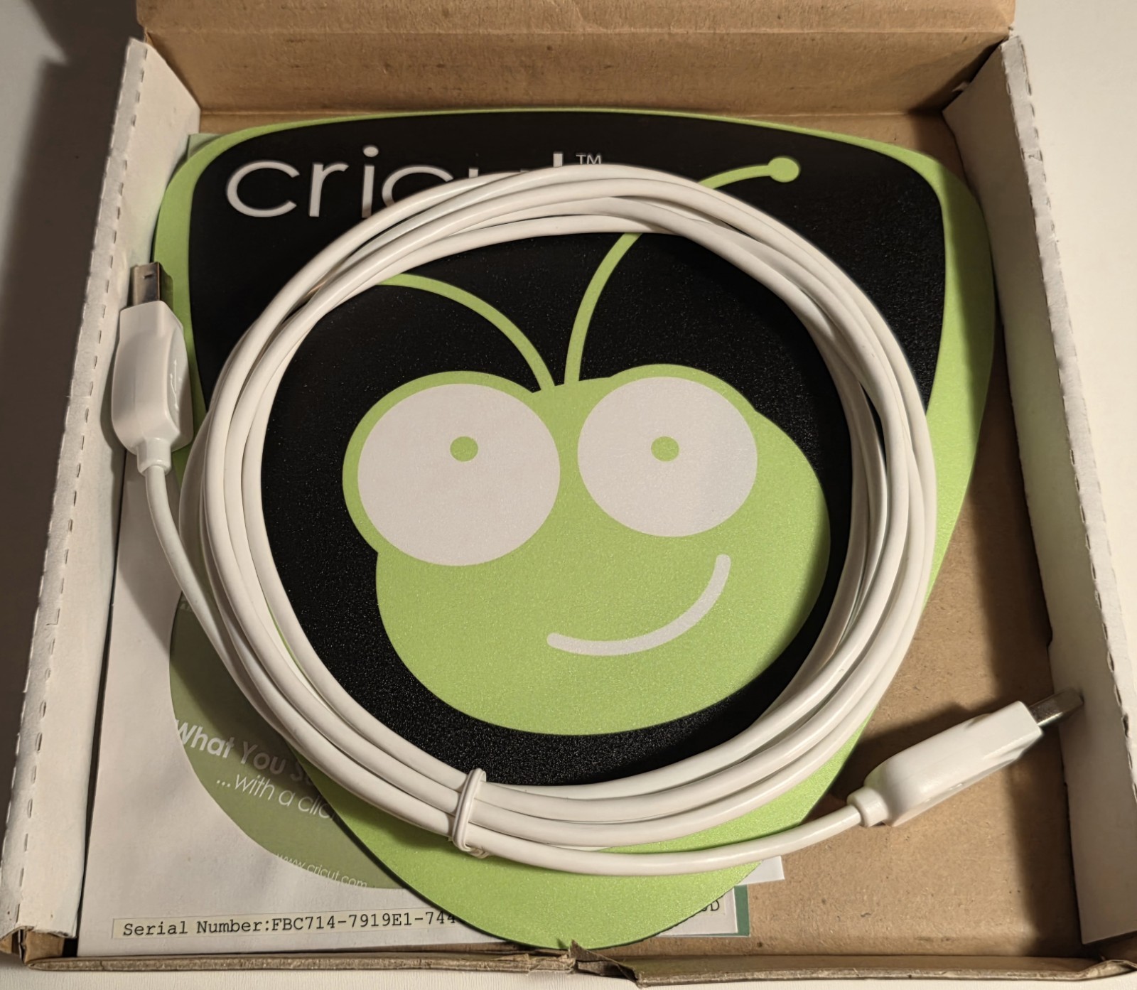 Cricut Provo Craft Design Studio Bonus Pack CD Mouse Pad & USB Cable