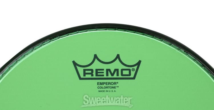 Remo Emperor Colortone Drumhead - 10" - Green
