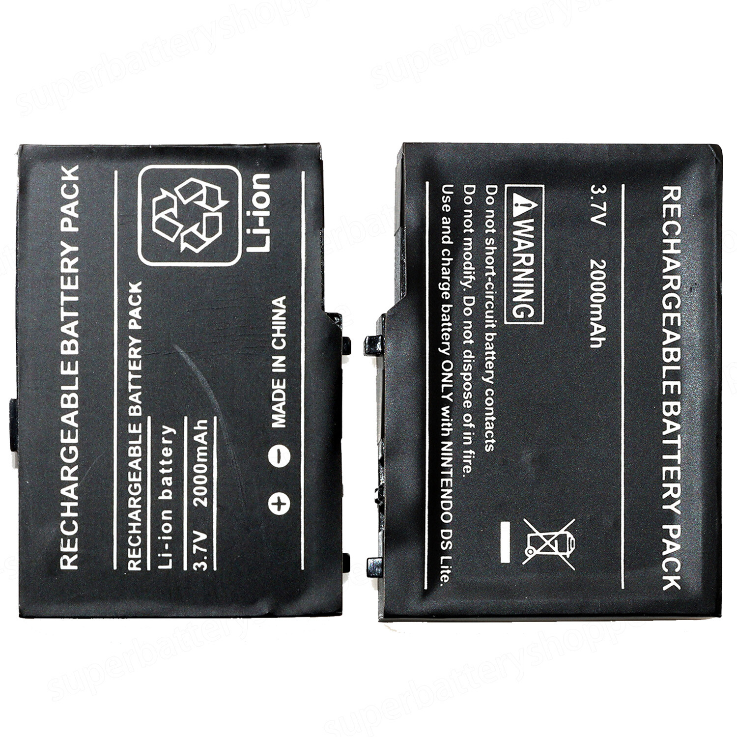 [2000mAh] Li-io Battery Pack For Nintendo DS Lite Light NDSL DSL USG-003 USG-001
