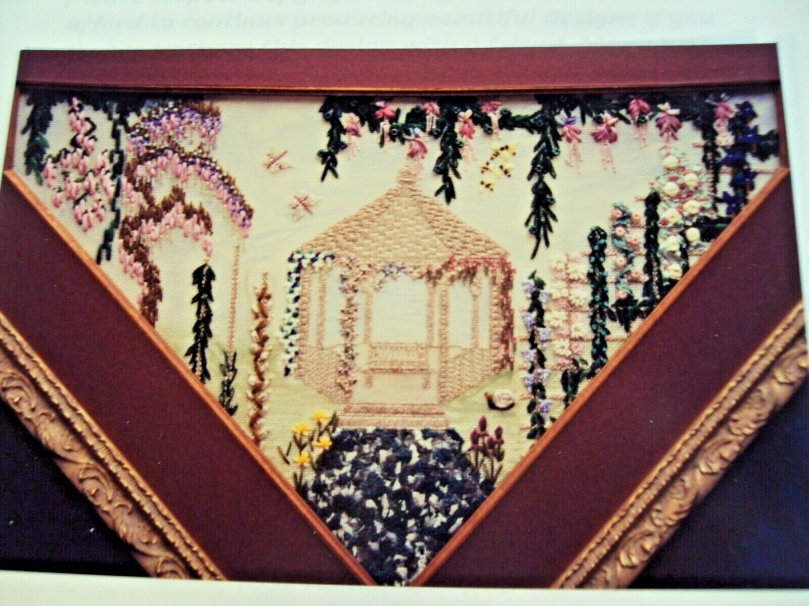 Needlepoint Chart Booklet Coleman Cottage Design Catherine Coleman Garden Gazebo