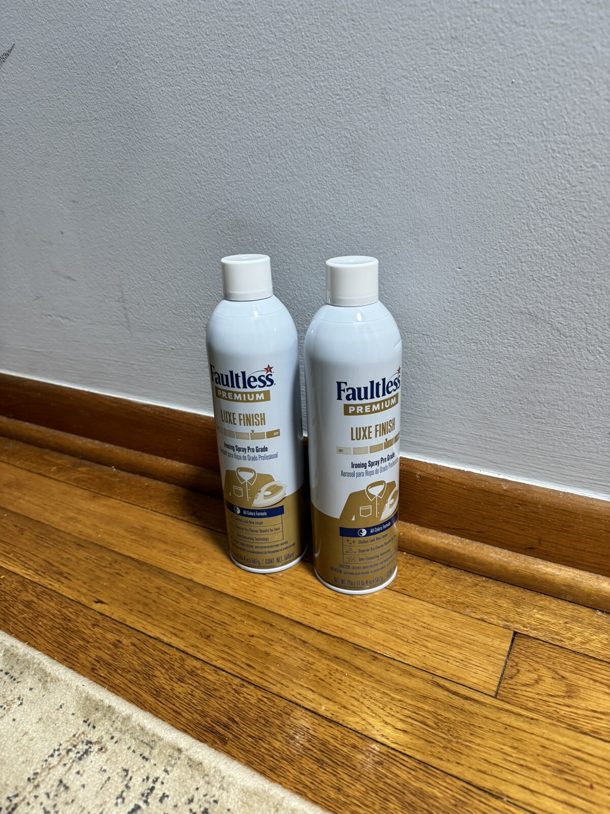 Faultless Premium Starch Luxe Finish Ironing Spray All Colors 20oz( Lot Of 2!!)