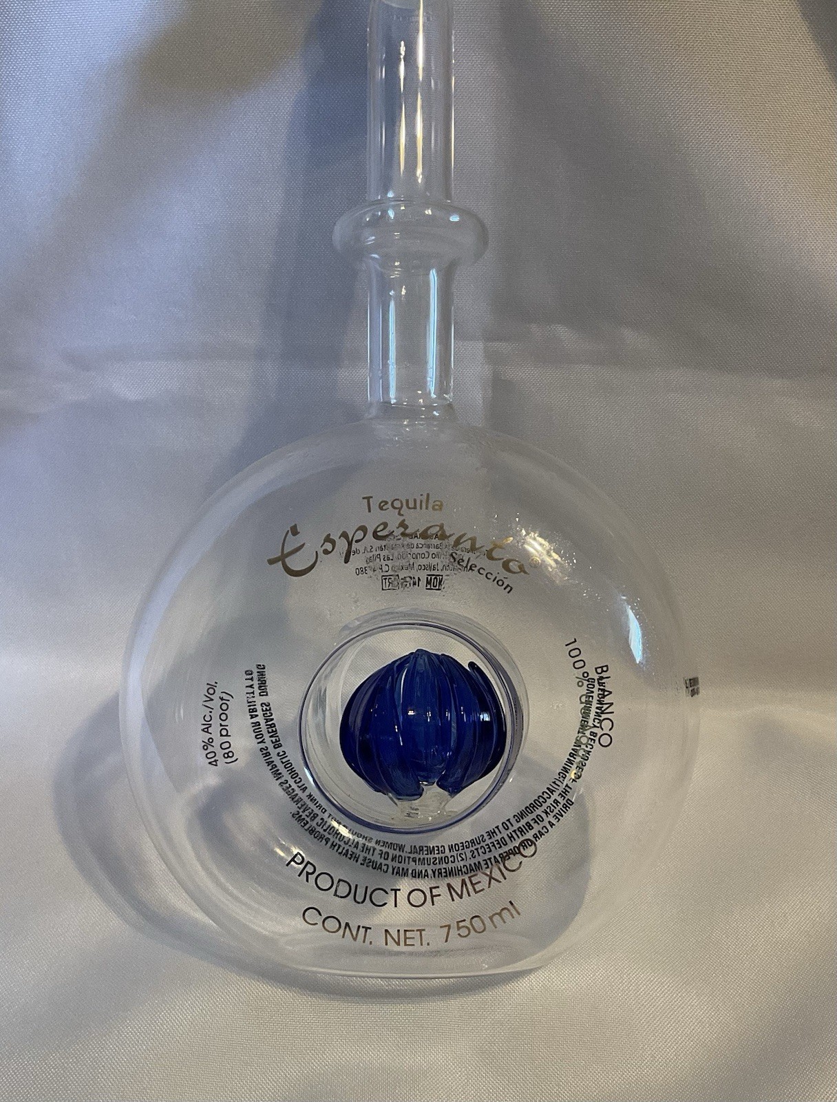 Esperanto Tequila Seleccion 12 Inch Decanter