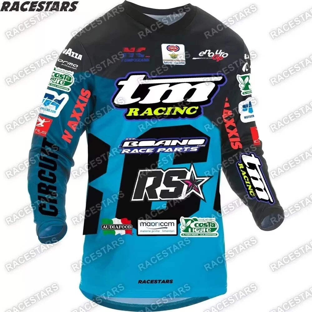 2026 Men's Sunscreen Off Road Motorcycle Sportswear Tm Racing Long Sleeve Off Ro