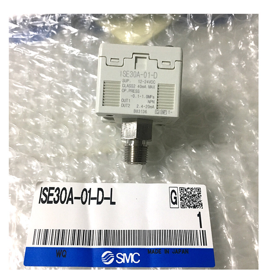 SMC ISE30A-01-D Digital Display Vacuum Pressure Sensor New