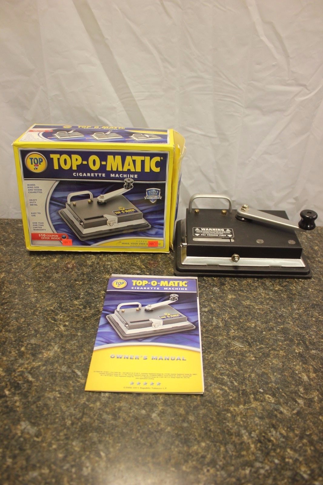 TOP-O-MATIC CIGARETTE ROLLING  MACHINE  E15238-1 (JO) BY-2
