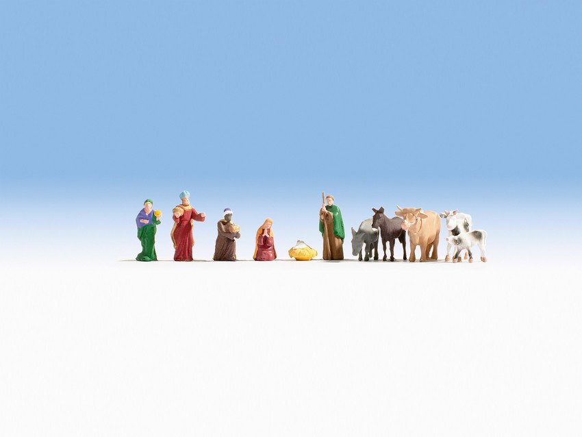 Noch 15922 HO Manger Figures (Set of 11)