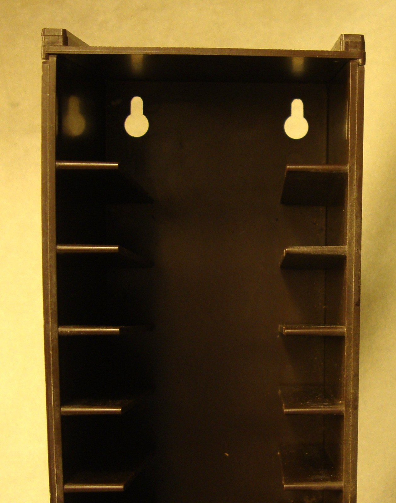Vintage Atari 2600 12 Slot Video Game Program Wall Mount Storage Rack Tower