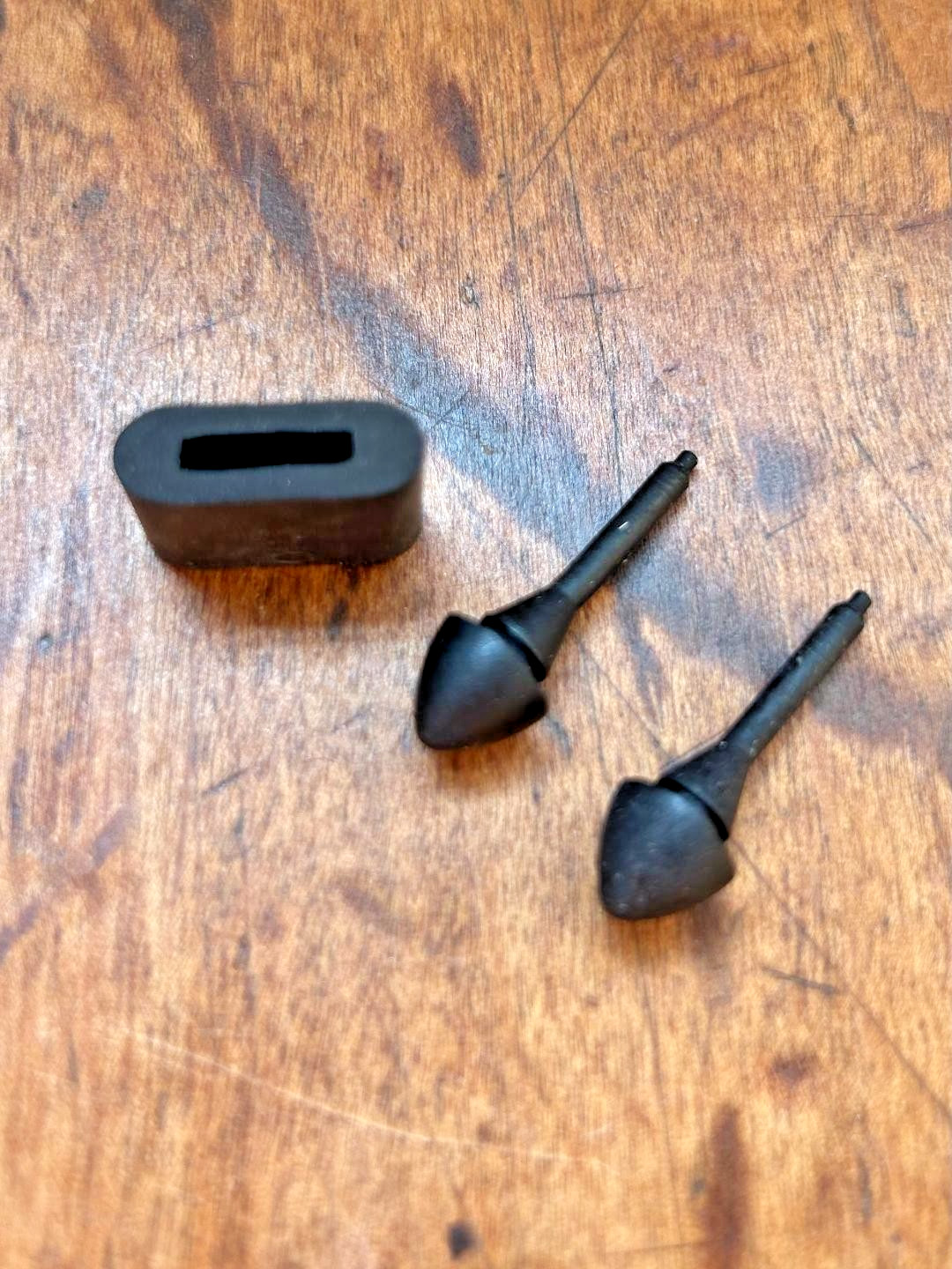 1955 1956 1957 Chevy Glove Box Door & Arm Bumper Set NEW