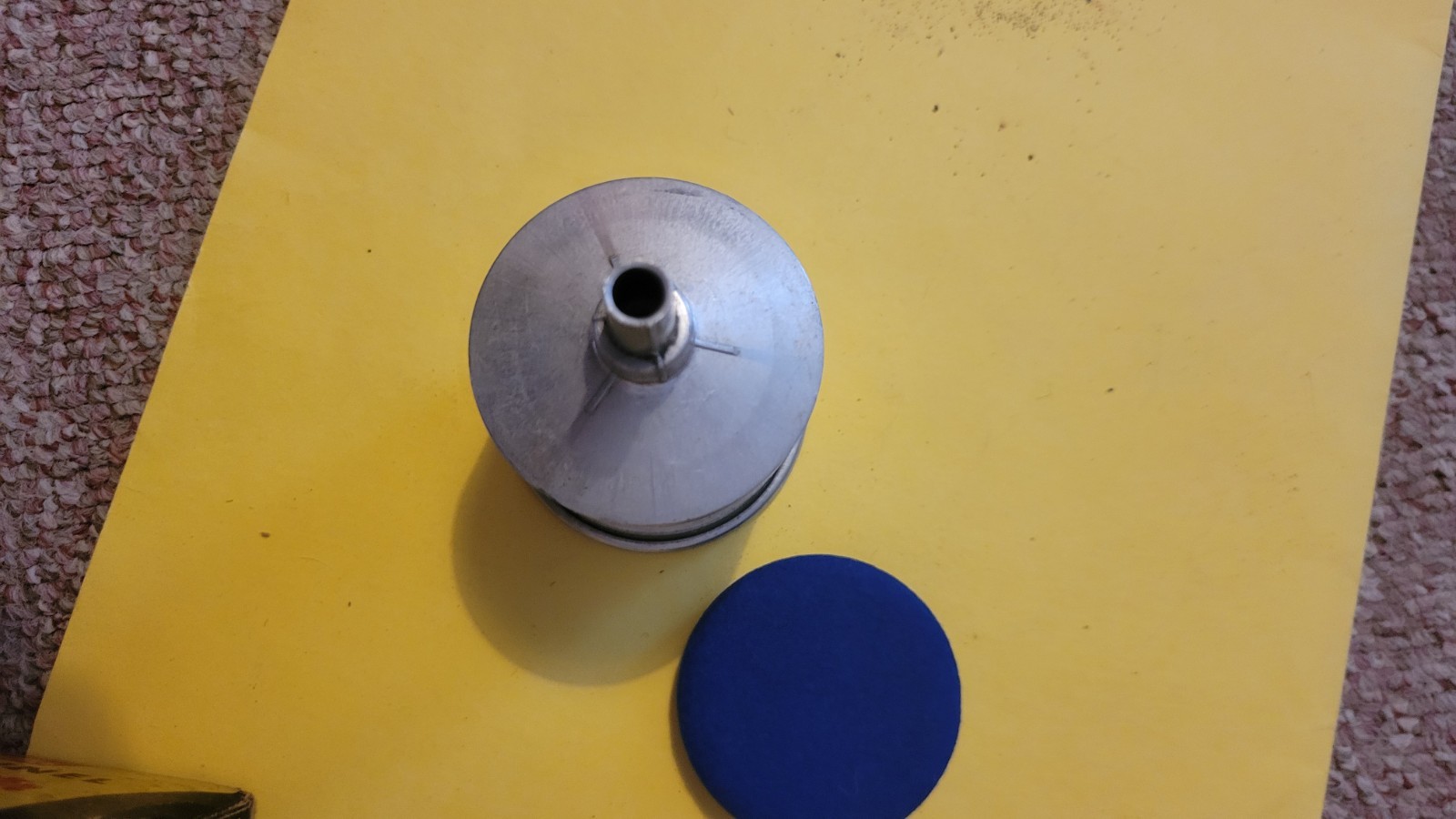 COLEMAN NOS ALUMINUM FUEL FILTER FUNEL #0- LOOK!!!!