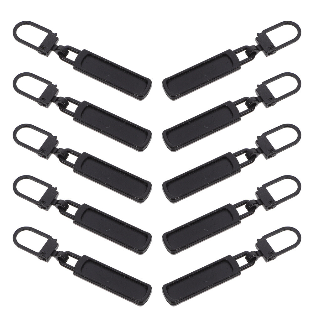 10 Pcs Zipper Tag Head Box School Bag Accessories Replacement Pull